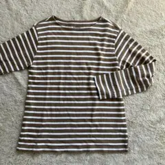 無印　太番手長袖Ｔシャツ