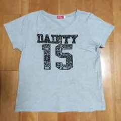 アースミュージック＆エコロジー　Tシャツ　グレー　レディース　M