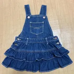 babygap デニムジャンパースカート