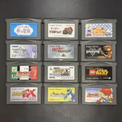 GBA ゲームボーイアドバンス ソフト 12本まとめ