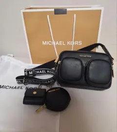 MICHAEL KORS ブラックショルダーバッグ