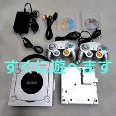 【動作確認済】ゲームキューブ ゲームボーイプレイヤー シルバー　①