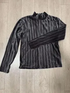 EVRIS ベロアハイネック 長袖トップス