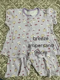 breeze ampersand スイーツ総柄　半袖パジャマ上下　90cmのサムネイル