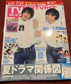 切り抜き対応も可 月刊TVガイド 2023/8月号 関東版