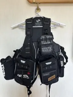 【希少美品】XESTA ゼスタ エクストリームゲームベスト フィッシングベスト 希少美品】XESTA ゼスタ エクストリームゲームベスト