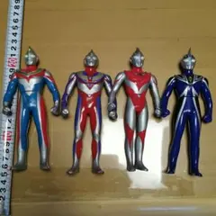 ウルトラマンガイア　ウルトラヒーローシリーズ　絶版　ソフビ　フィギュア　セット