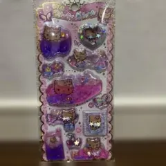 【正規品　新品】サンリオ　キラキラウォーターinシール 日焼けキティ