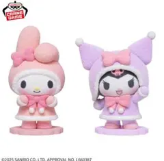 サンリオキャラクターズ Fluffy Puffy～マイメロディ＆クロミ～　2点