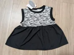 110サイズ　ゼブラ　チュニック　ちびギャル　ギャル　女の子　姉妹お揃い　セット