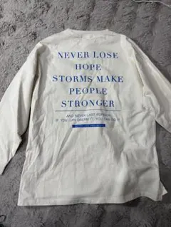 WEGO 長袖Tシャツ バックロゴ　カジュアル