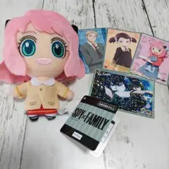 SPY×FAMILYスパイファミリー アーニャぬいぐるみマスコット シールセット