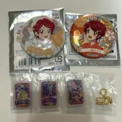 アイカツ 一ノ瀬かえで 缶バッジ アイカツ！カードミニチュアチャーム