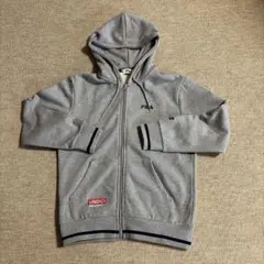 FILA グレー フルジップパーカー Mサイズ