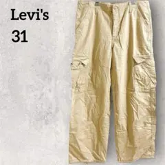 Levi's (31) ベージュ カーゴパンツ フラップポケット ミリタリー