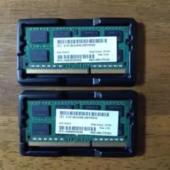 SAMSUNG PC3 - 12800S (DDR3-1600) 4GB ×2枚