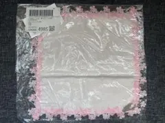 【新品未使用】近沢レース　春うらら　ライトピンク　ハンカチ