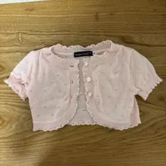 BeBe ピンク カーディガン 70cm 80cm 90cm ボレロ