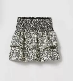zara キッズ　花柄　スコート　美品