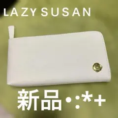 ・:*新品・:*LＡＺYＳＵＳＡＮ　 ホワイト ショルダーバッグ