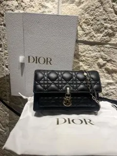 Christian Dior カナージュ チェーンショルダーバッグのサムネイル