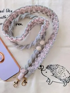 マクラメ編みꕤショルダーストラップ