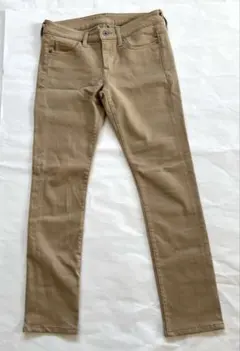 ユニクロ　ヒートテックスキニーパンツ　ベージュ