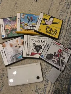 Nintendo DSiLLホワイト 本体 + ゲームソフト6本