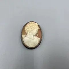 31ヴィンテージ カメオ ブローチ 女性の横顔デザイン