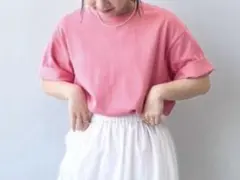 studio CLIP ピンク Tシャツ Lサイズ