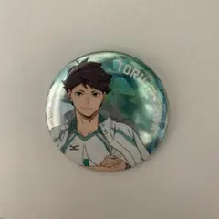 ハイキュー！！トレーディングホログラム缶バッジ 主将Ver. 及川徹