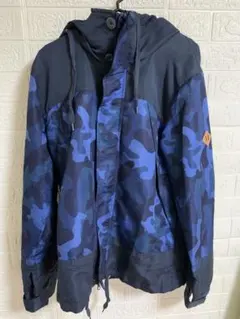 青系迷彩 マウンテンパーカー