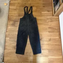 MOUN TEN.コーデュロイサロペット 150cm ダークグレー