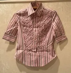 PS Poul Anith Women シャツブラウス　七分袖