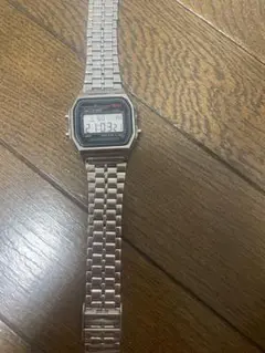 デジタル腕時計 ステンレススチール WR