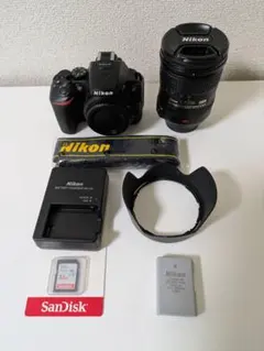 ⭐大人気！高機能⭐Nikon D5500 初心者完全セット⭐ 一眼レフ ⭐Nikon D5500 ダブルレンズキット⭐大人気！高機能⭐ 初心者