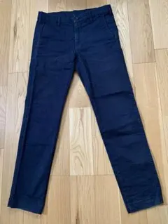 メンズ UNIQLO ユニクロ チノパン ウエスト73㎝ ネイビー