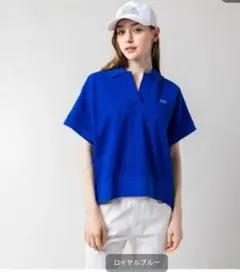 LACOSTE　スキッパーネック裾リブポロシャツのサムネイル