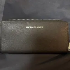 MICHAEL KORS ブラック 長財布