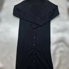 Vネック 長袖カーディガン