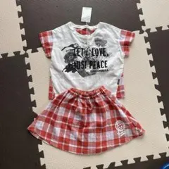 TINKERBELL 100サイズ Tシャツとスカートセットのサムネイル