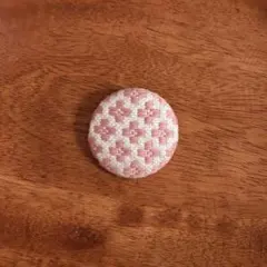 こぎん刺し ブローチ No.644