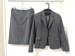 【美品】グリーンレーベル セットアップ グレーストライプ M相当