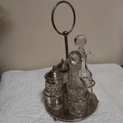 ⭐レトロ⭐ガラス製調味料セット