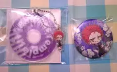 ヒプマイ　空却　うきわキーホルダー＆缶バッジセット
