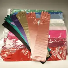 グローブ ロング 手袋 ストレッチ ダンス ステージ ドレス ブラック 新品