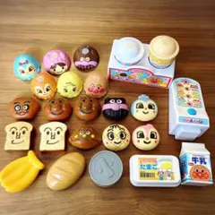 【匿名配送】アンパンマン ごっこ遊びアイテムセット(アイス屋/レジ/パン屋)