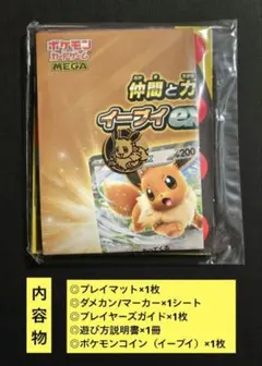 【スターターセットex】プレイマット　ポケモンコイン（イーブイ）他一式③