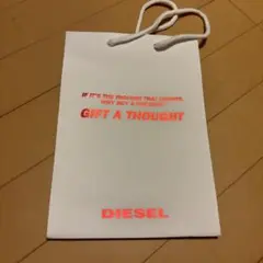 DIESEL ショップ袋 紙袋 ギフトバッグのサムネイル