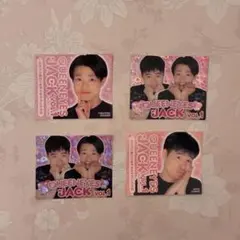 ジャルジャル QUEENEYES JACK vol.1 ステッカー 4枚セット